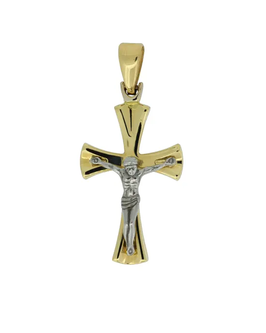 18CT 2/T CRUCIFIX